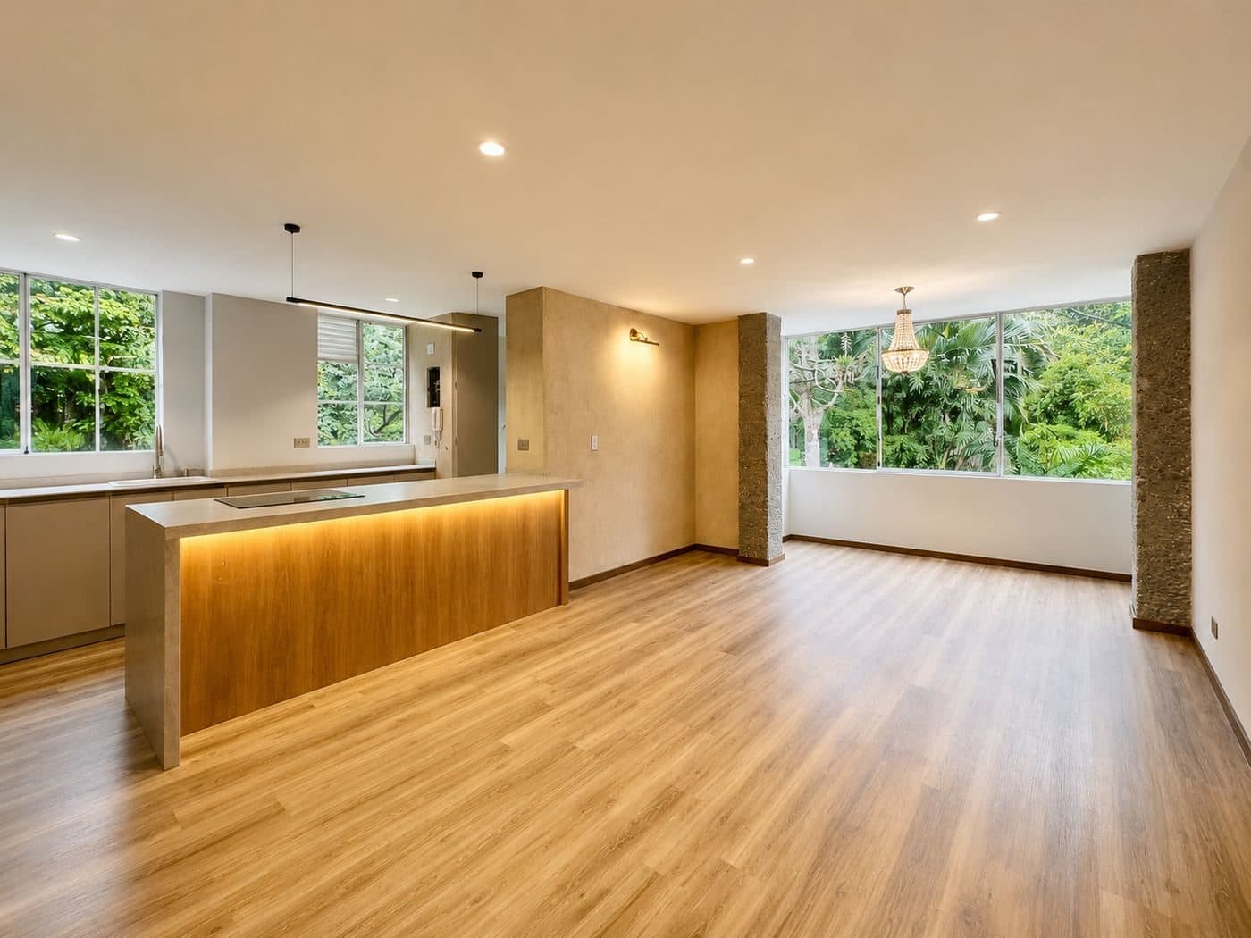 Apartamento reformado con cocina integrada